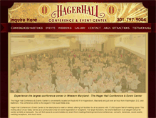 Tablet Screenshot of hagerhall.com